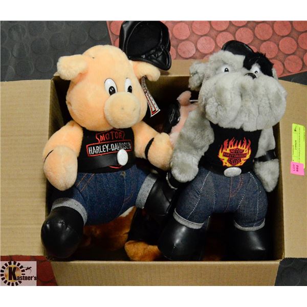 LOT OF HARLEY DAVIDSON PLUSH