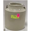 1 GALLON CROCK WITH WOODEN HANDLE