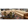Image 2 : LARGE BEIGE FABRIC  SECTIONAL