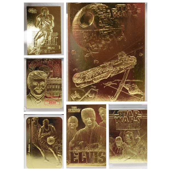 FEATURED 23KT GOLD FOIL COLLECTIBLE GRADED CARDS