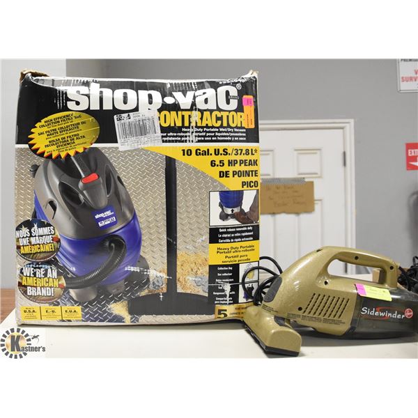 CONTRACTOR 10 GAL SHOP VAC 6.5HP WET DRY VACUUM