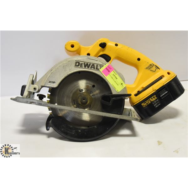 18V DEWALT CIRCULAR SAW