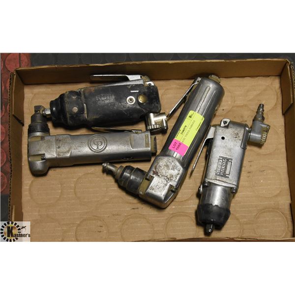 FLAT LOT OF VARIOUS PNEUMATIC TOOLS