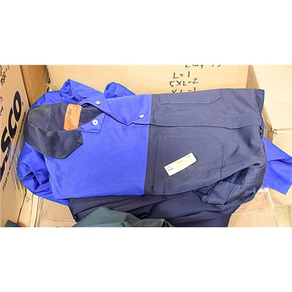 2 PAIR BLUE COVERALLS SIZE 40