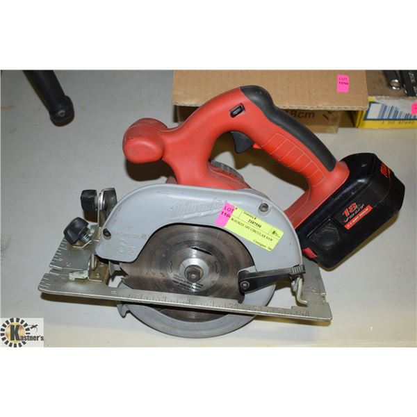 MILWAUKEE 18V CIRCULAR SAW