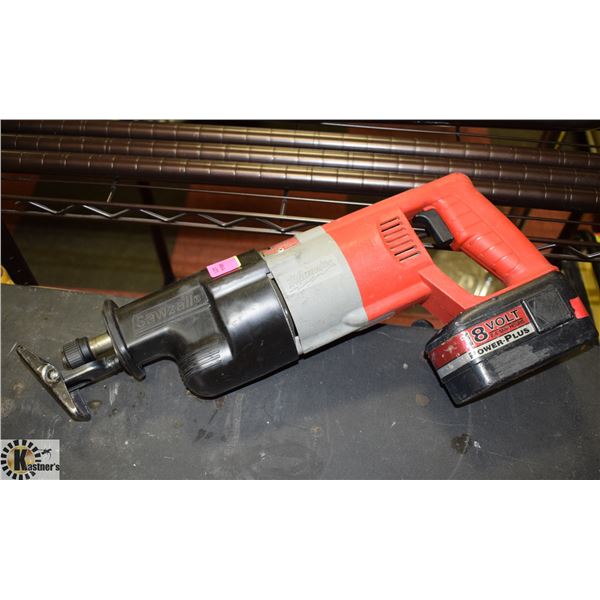 MILWAUKEE 18V  SAWZALL