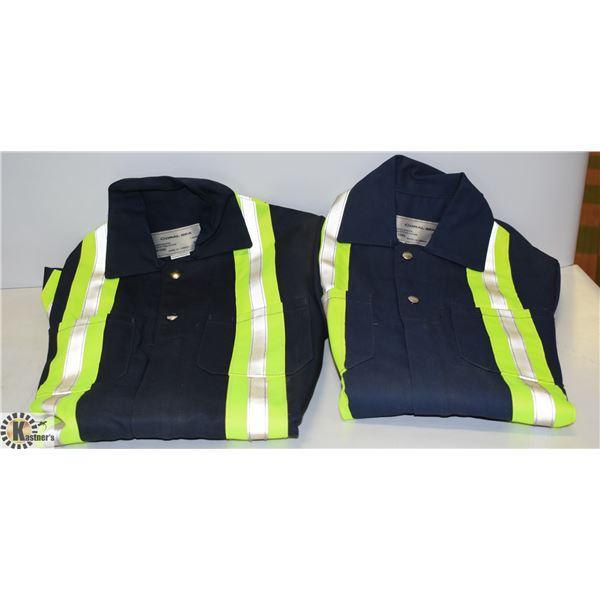 2 PAIR BLUE COVERALLS SIZE 32T