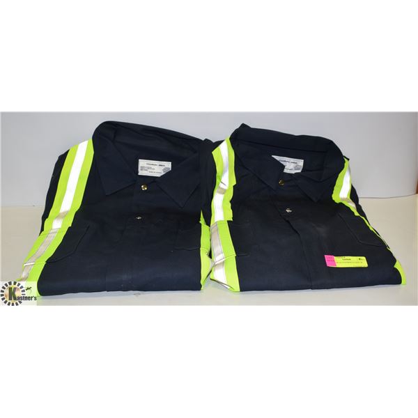 2 PAIR BLUE COVERALLS SIZE 38