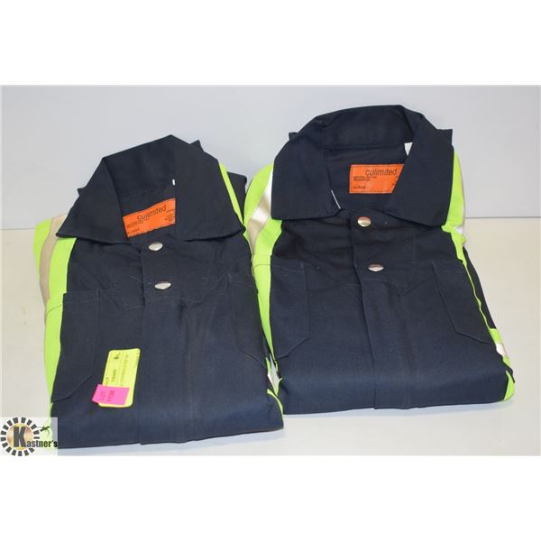 2 PAIR BLUE COVERALLS SIZE 36T