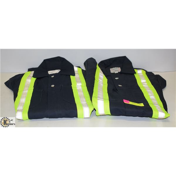 2 PAIR BLUE COVERALLS SIZE 34T