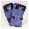 2 PAIR BLUE ONE PIECE COVERALLS SIZE 42