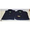 2 PAIR BLUE ONE PIECE COVERALLS SIZE 46