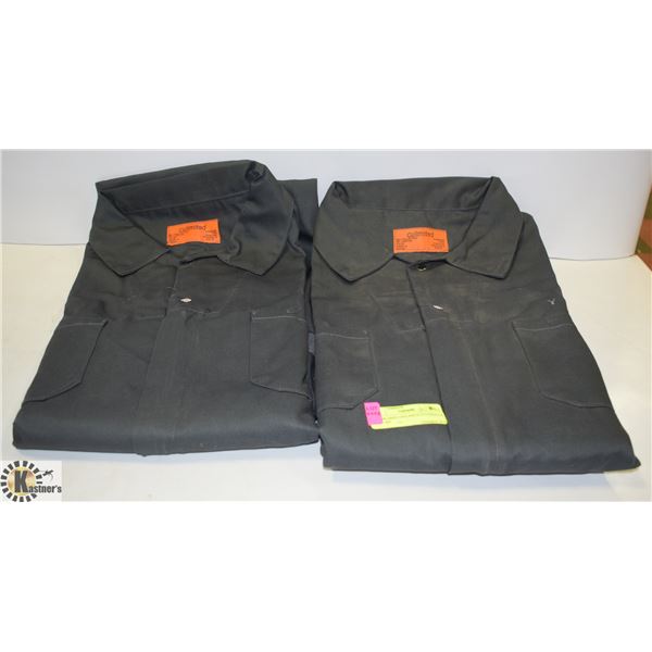 2 PAIR GREY ONE PIECE COVERALLS SIZE 58T