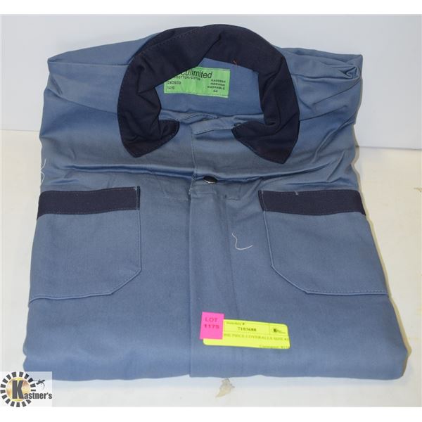 BLUE ONE PIECE COVERALLS SIZE 42