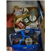 Image 1 : THREE BOXES/BAG OF ESTATE COLLECTIBLES