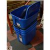 Image 1 : LOT OF 6 TOTES WITH 2 LIDS