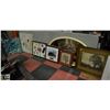 Image 2 : LOT OF ASSORTED ESTATE PICTURES AND MIRROR