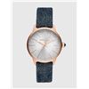 Image 1 : NEW DIESEL 38MM GLITTER DIAL DENIM STRAP MSRP$229