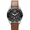 Image 1 : NEW ARMANI EXCHANGE CHRONO BLACK DIAL 45MM WATCH