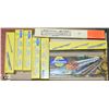 Image 1 : BOX OF HO SCALE TRAIN CARS AND ENGINES