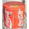 Image 1 : VINTAGE COCA COLA TIN W/ HANDLE