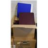 Image 1 : 2 BOXES OF ASSORTED BINDERS