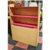 Image 1 : WOOD SINGLE BED BOOKSHELF HEADBOARD WITH TOY