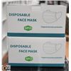 Image 1 : 2 BOXES OF 50 (100 TOTAL) DISPOSABLE FACE MASKS