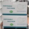 Image 1 : 2 BOXES OF 50 (100 TOTAL) DISPOSABLE FACE MASKS