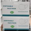 Image 1 : 2 BOXES OF 50 (100 TOTAL) DISPOSABLE FACE MASKS