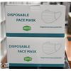 Image 1 : 2 BOXES OF 50 (100 TOTAL) DISPOSABLE FACE MASKS