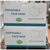 Image 1 : 2 BOXES OF 50 (100 TOTAL) DISPOSABLE FACE MASKS