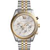 Image 1 : NEW MICHAEL KORS 45MM WHITE DIAL 3-CHRONO MSRP$365