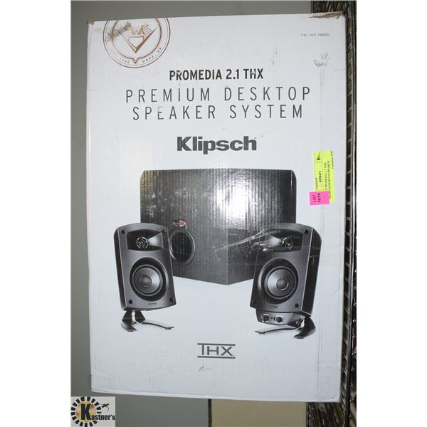 KLIPSCH PROMEDIA 2.1 THX PREMIUM DESKTOP SPEAKER