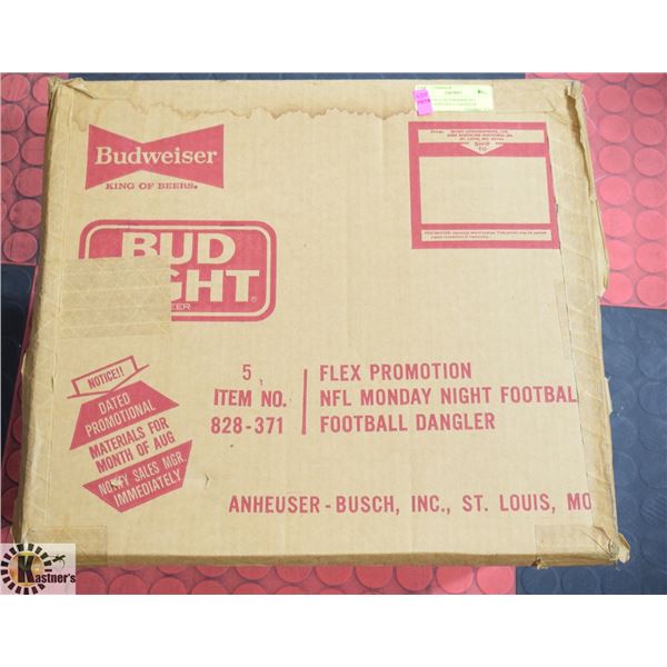 2 - VINTAGE BUDWEISER NFL PROMO FOOTBALL DANGLER