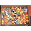 Image 1 : BOX W/ VINTAGE KINDER SURPRISE TOYS