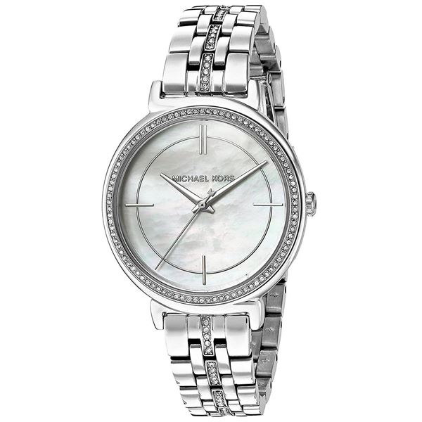 NEW MICHAEL KORS M-OF-PEARL 33MM WATCH MSRP $351