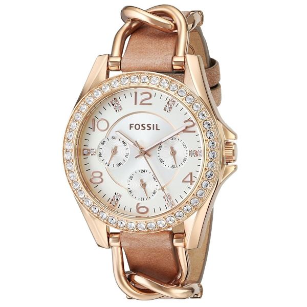 BRAND NEW FOSSIL MULTIFUNCTION GOLD-TONE MSRP $189