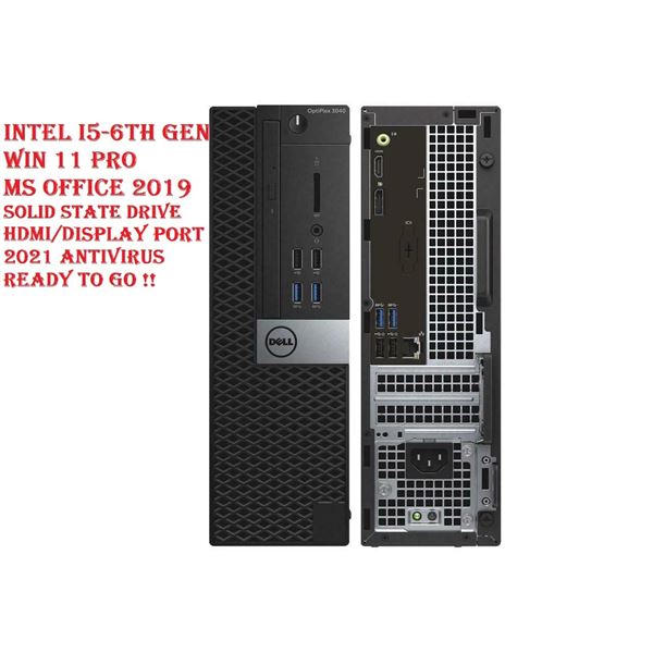 DELL OPTIPLEX DESKTOP iNTEL i5-6TH GEN WIN 11 PRO