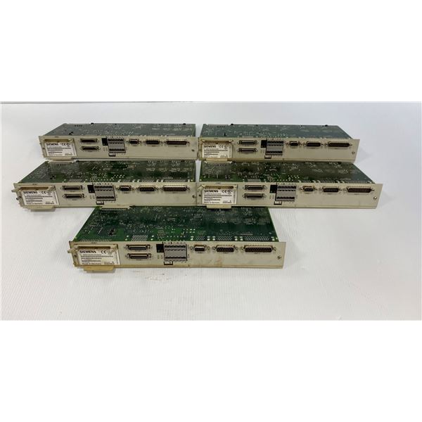 (5) Siemens # 6SN1118-0DJ23-0AA2 Cards