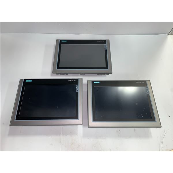 (3) - Siemens 6AV2 124-0MC01-0AX0 TP1200 Comfort Screens