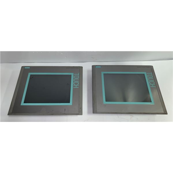 (2) - Siemens 6AV6 643-0CD01-1AX1 MP277 10  Touch Screens