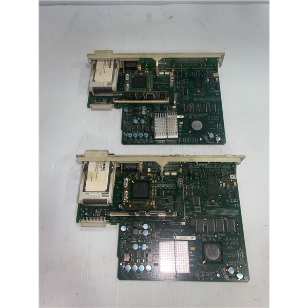 (2) Siemens # 1P 6FC5357-0BB25-0AA0 Cards