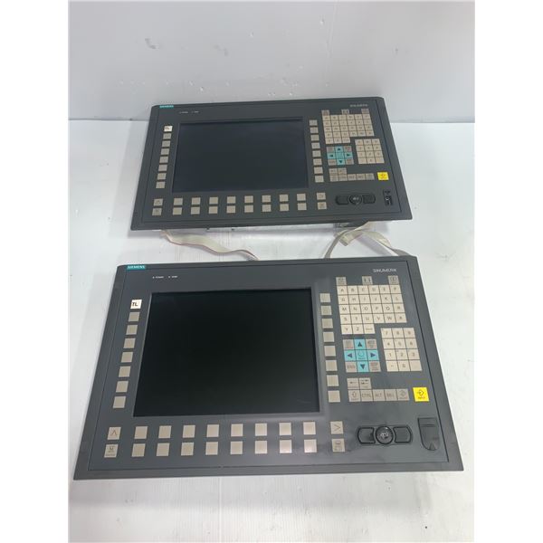 (2) Siemens # 1P 6FC5312-0DA00-0AA2 / #6FC5203-0AF02-0AA1 Control Panel