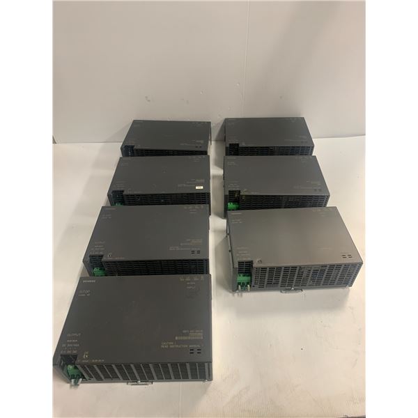 Lot of (7) Siemens # 6EP1437-2BA10 Sitop Modules