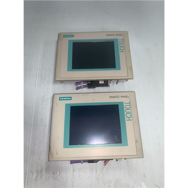 (2) Siemens # 6AV6 642-0BA01-1AX1 Screens