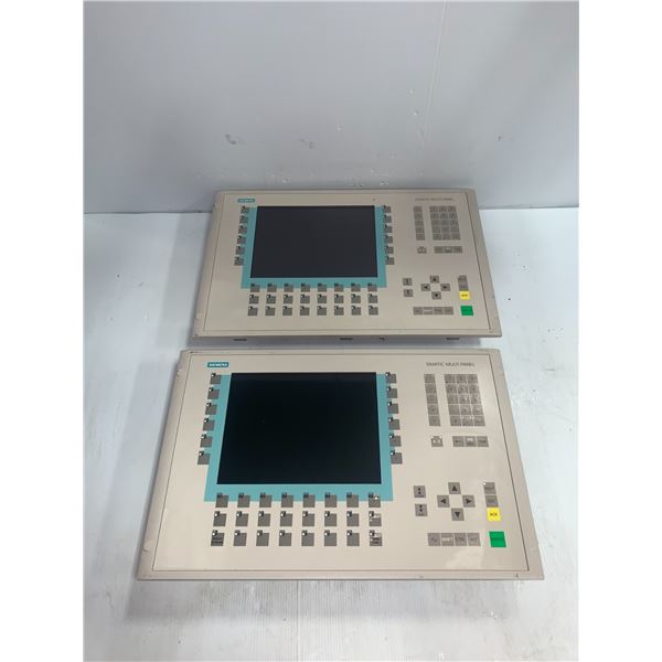 (2) Siemens # 6AV6 542-0AG10-0AX0 Screens