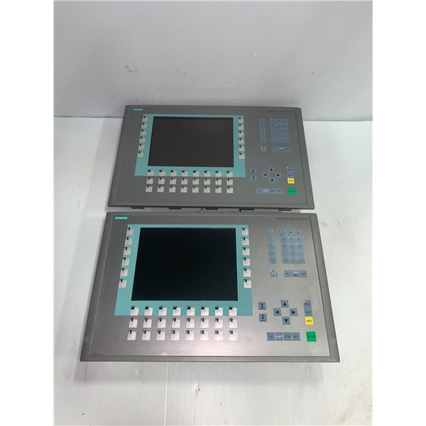 (2) Siemens #6AV6 643-0DD01-1AX1 MP277 10" Key, Screens