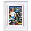 Image 1 : Charles Fazzino- 3D Construction Silkscreen Serigraph "Forever James Dean"