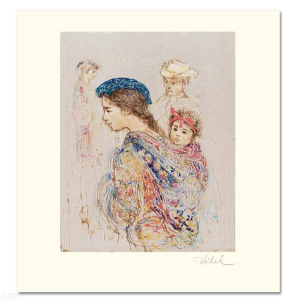 "Guatemalan Mother and Baby" Limited Edition Lithograph by Edna Hibel (1917-2014), Numbered and Hand